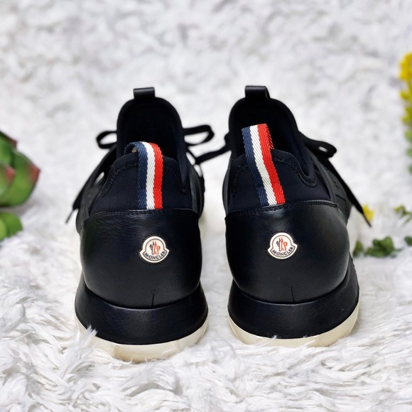 SOLD Moncler Emilien Black Low Sneakers Trainers - Picture 5 of 8